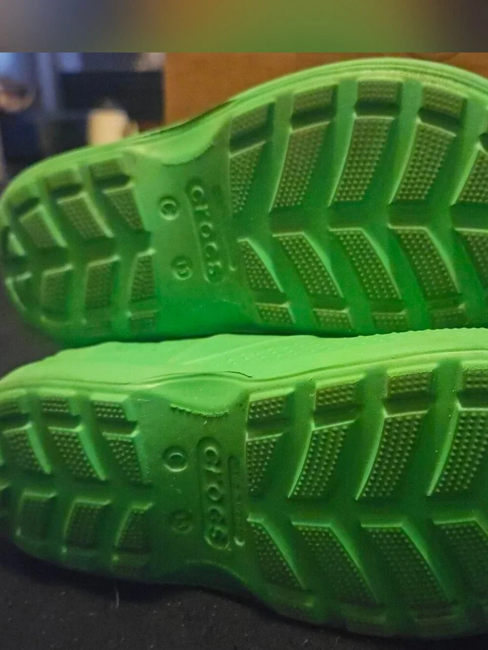 Size 13C Green Crocs Kids RainBoots